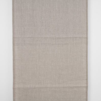 Pilkas natūralus lininis audinys