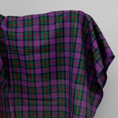 Violetinis languotas audinys