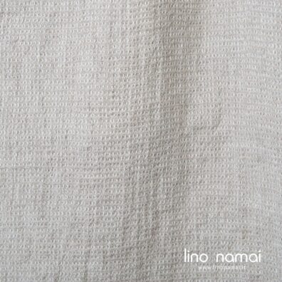 Šviesiai pilkas skalbtas lininis audinys