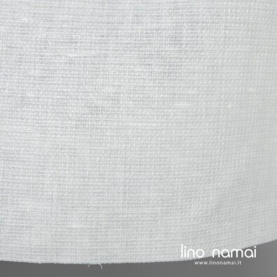 Pieno baltumo lino audinys „vaflinis“