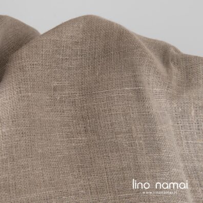 Lininė drobė iš nedažytų, rusvai pilkų verpalų