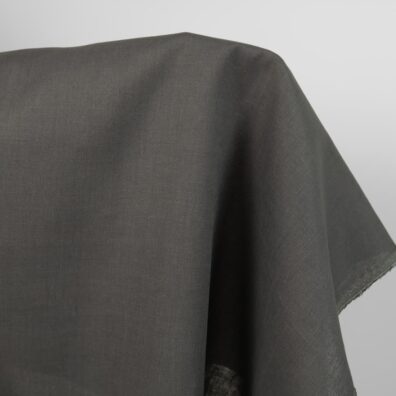 100% lino audinys tamsiai pilkos spalvos