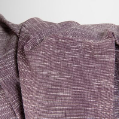 Violetinis margas lino - medvilnės audinys tinka drabužiams ir namų tekstilei siūti