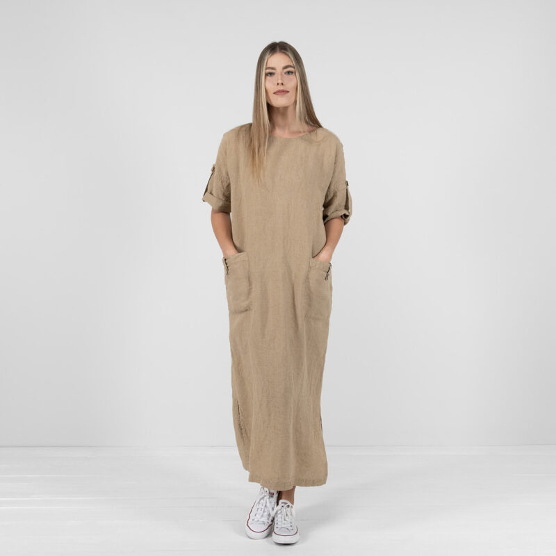 MAROCCO rusva suknelė