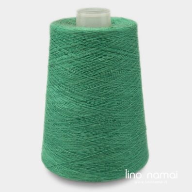 Špinato spalvos lininiai verpalai 9(10)