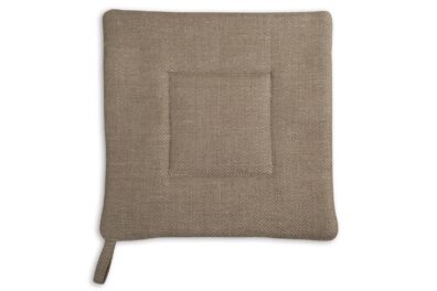 Pilka raštuota lininė puodkėlė