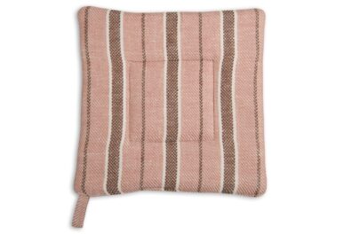 Ruda dryžuota lininė puodkėlė