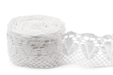 Baltas lininis nėrinys Nr. 41