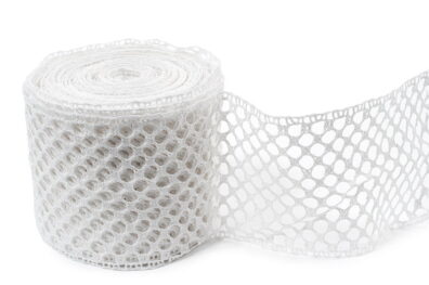 Baltas lininis nėrinys Nr. 40