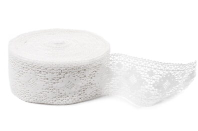 Baltas lininis nėrinys Nr. 42