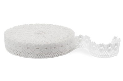 Gelsvai baltas lininis nėrinys Nr. 33