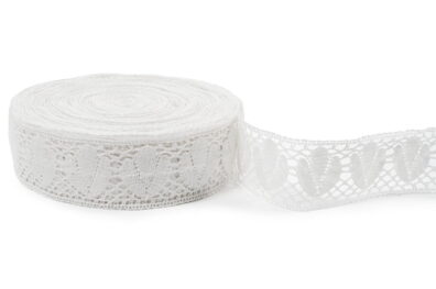 Baltas lininis nėrinys Nr. 36