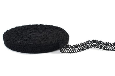 Juodas lininis nėrinys Nr. 7