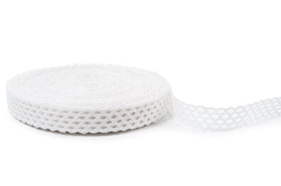 Ryškiai baltas lininis nėrinys Nr. 37