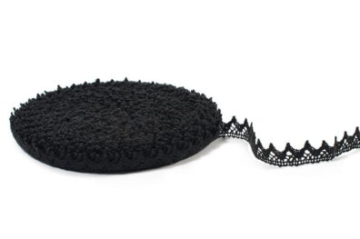 Juodas lininis nėrinys Nr. 14