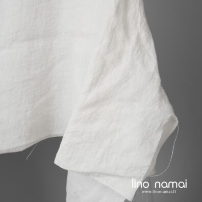 Gelsvai baltas lino audinys 285cm pločio