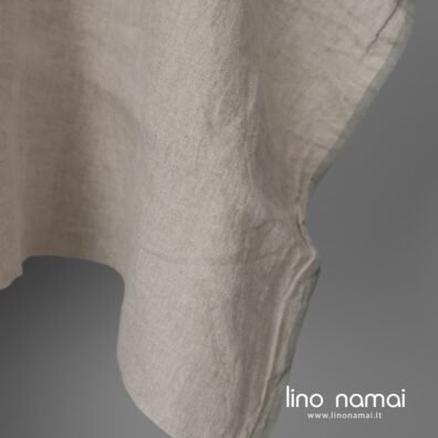 295cm pločio natūralios spalvos lino audinys