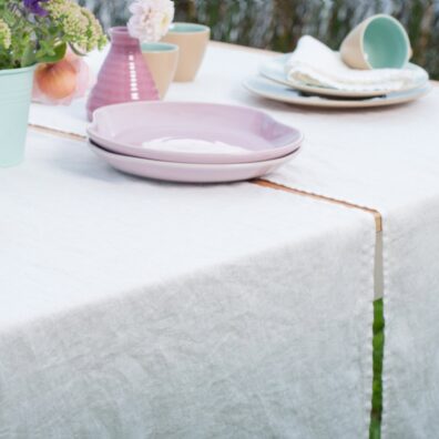 GAMMA lininis pieno baltumo takelis