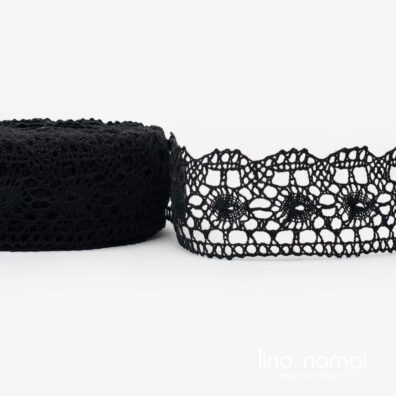 Juodas lino nėrinys Nr. 66