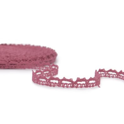 Rožinis lininis nėrinys Nr. 58