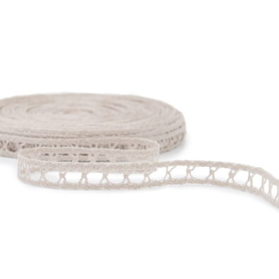 Lininis nėrinys smėlinės spalvos Nr. 63