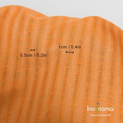 Lino - medvilnės audinys vertikaliomis permatomomis juostelėmis - Lino Namai