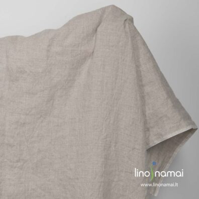 Minkštas, skalbtas nedažytas lino audinys - Lino Namai