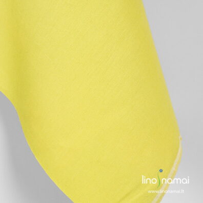 Šviesiai žalias lino - medvilnės audinys