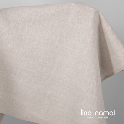 Lininis pilkšvas audinys