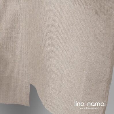 100% lino audinys iš nedažytų verpalų