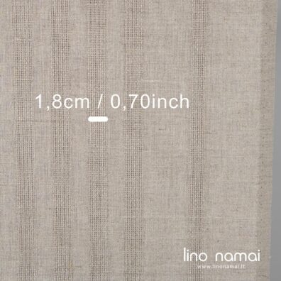 Natūralios spalvos lino audinys tankiomis ir ažūrinėmis juostelėmis, rankšluostukams siūti