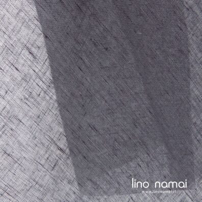 Permatomas lininis audinys violetinis užuolaidoms, šalikams