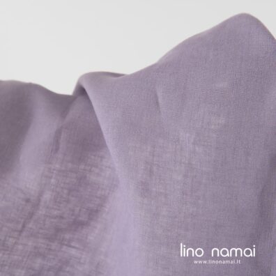 Violetinis lino audinys