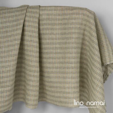 Lino audinys žaliais langučiais
