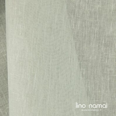 Švelniai žalias permatomas lininis audinys šalikams, užuolaidoms