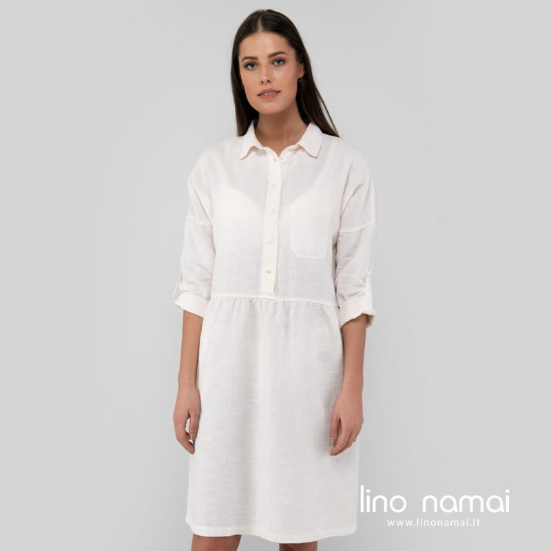 JUDIT balta suknelė