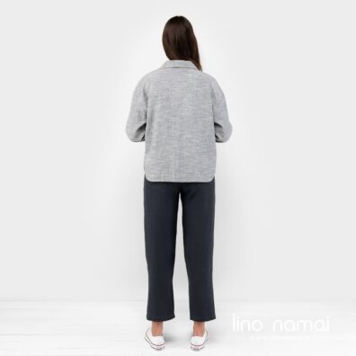 CRETA švarkas pilkas, nugaros pusė