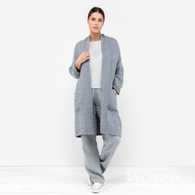 OSLO kardiganas melsvas