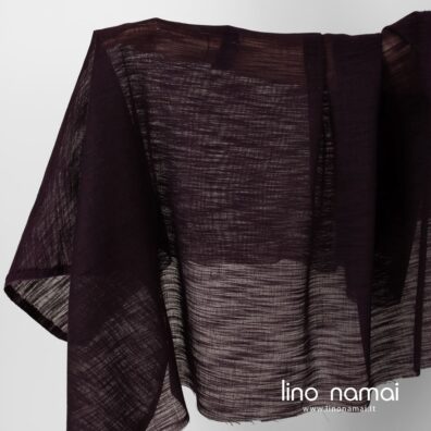 Violetinis retas dryžuotas puslininis audinys