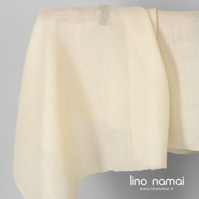 Lininis audinys gelsvas ažūrinis