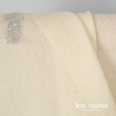 Gelsvas lino audinys siuvinėjimui kryželiu