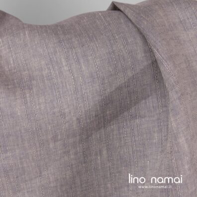 Lininis audinys rusvai violetinis drabužiams, užuolaidoms, staltiesėms, servetėlėms