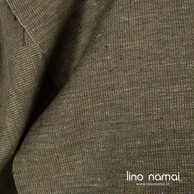 Melanžinis lino audinys pledams, drabužiams
