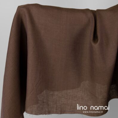 Lininis audinys žaliai violetinis