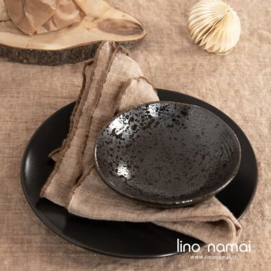 Lininė šviesiai ruda servetėlė