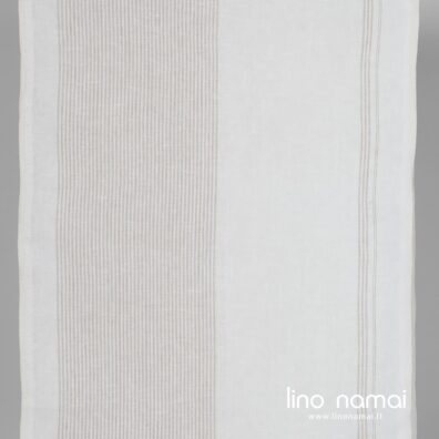 Lininis audinys rankšluostinis pilkomis juostelėmis