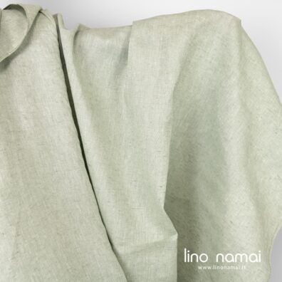 Lininis audinys žalsvas platus