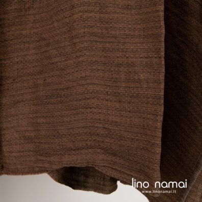 Lino tvidas iš rudų ir juodų verpalų