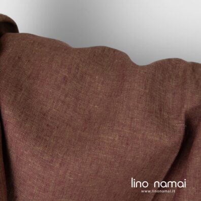 Lininis audinys žalsvai violetinis 130cm pločio