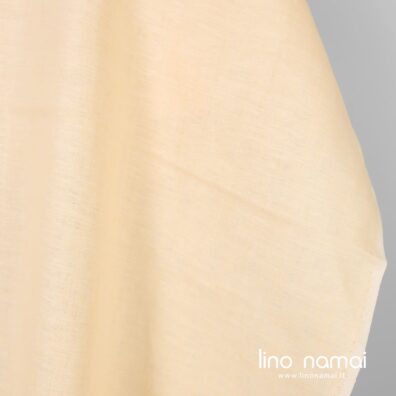 Lininis audinys kreminės spalvos, 115cm pločio
